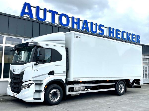 IVECO S-Way AT190S40/P mit Koffer und Ladebordwand